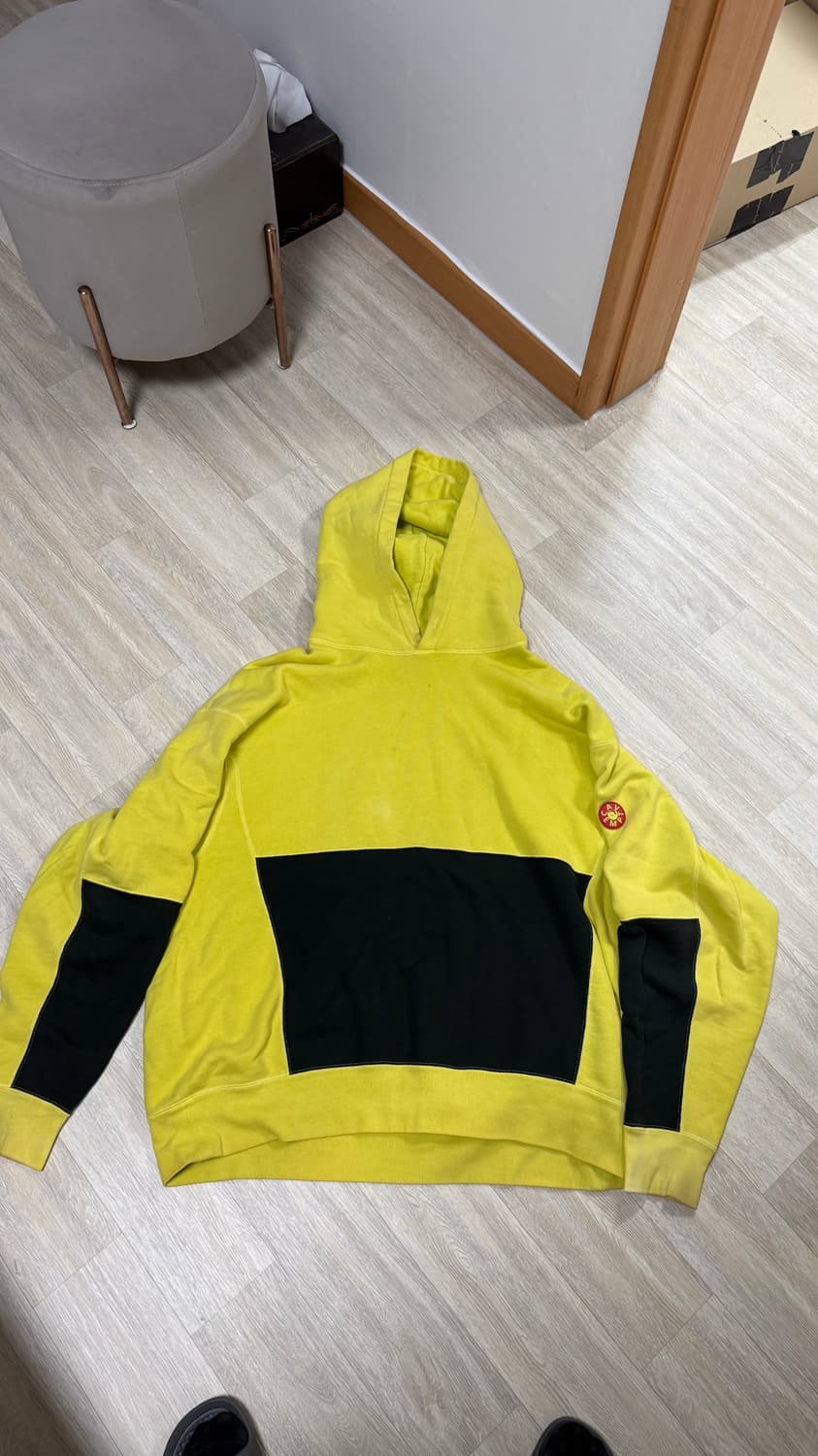 카브엠트 cav empt 오버다이 후드 L  옐로우 상품이미지1