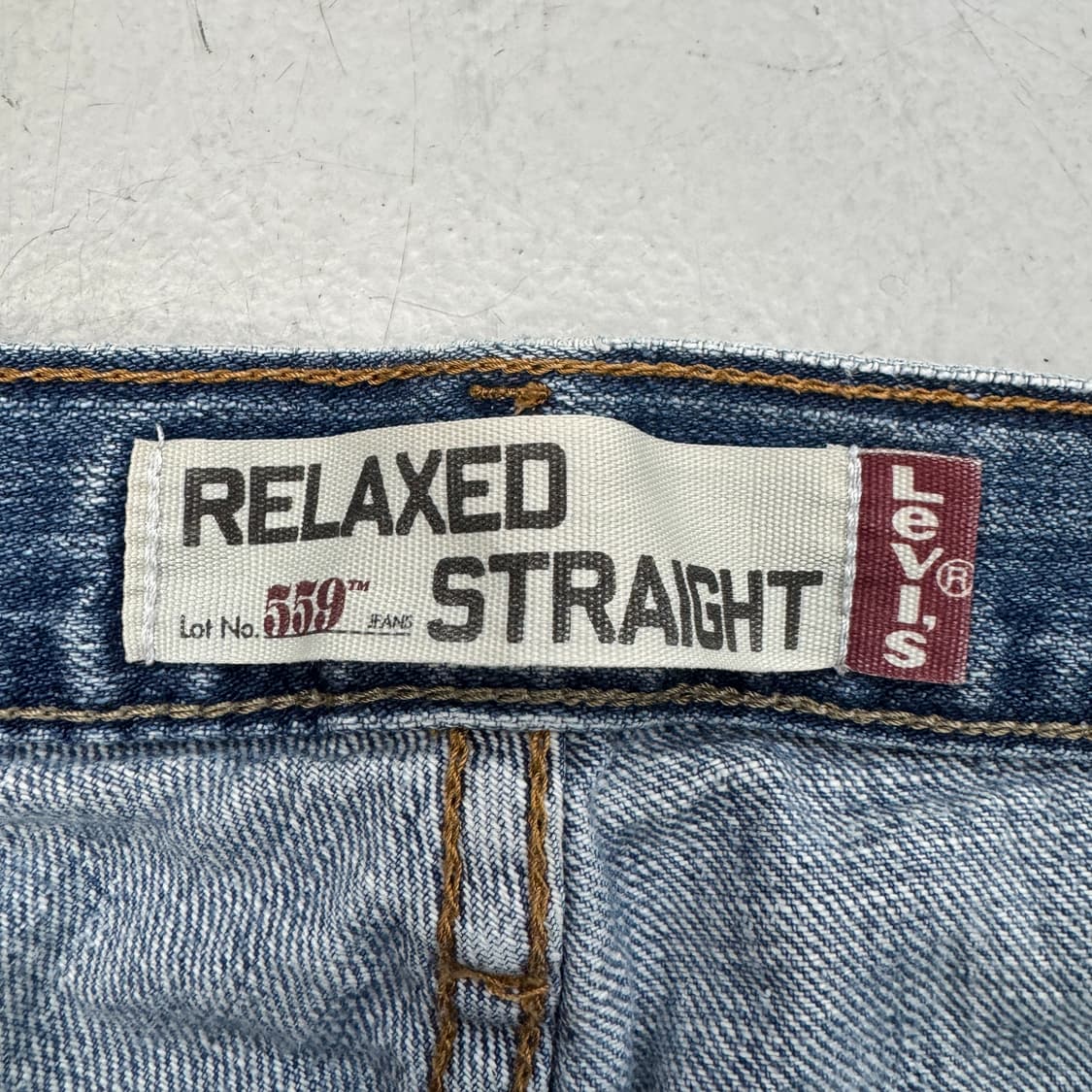 리바이스 559 새깅 워싱 와이드 스케이터 데님팬츠 상품이미지8