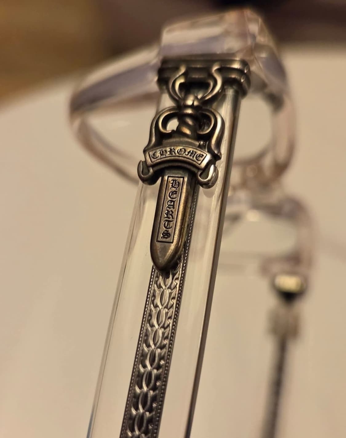 [정품] Chrome Hearts 클리어 솔 대거 안경 상품이미지2