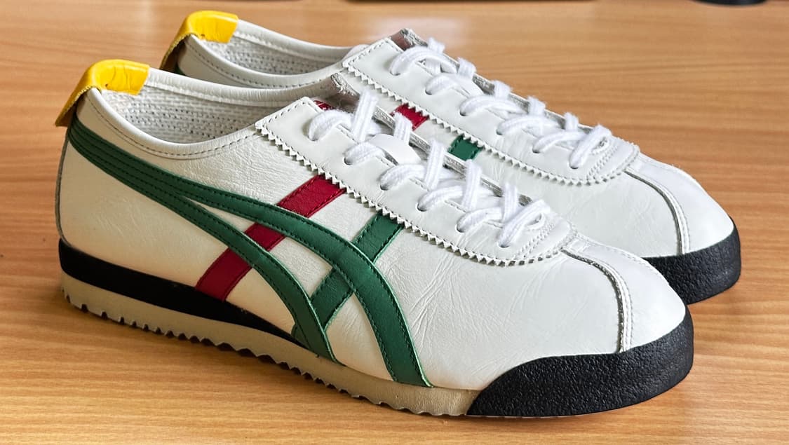 오니츠카티이거 림버업 NM 니폰 메이드 화이트/그린 상품이미지1