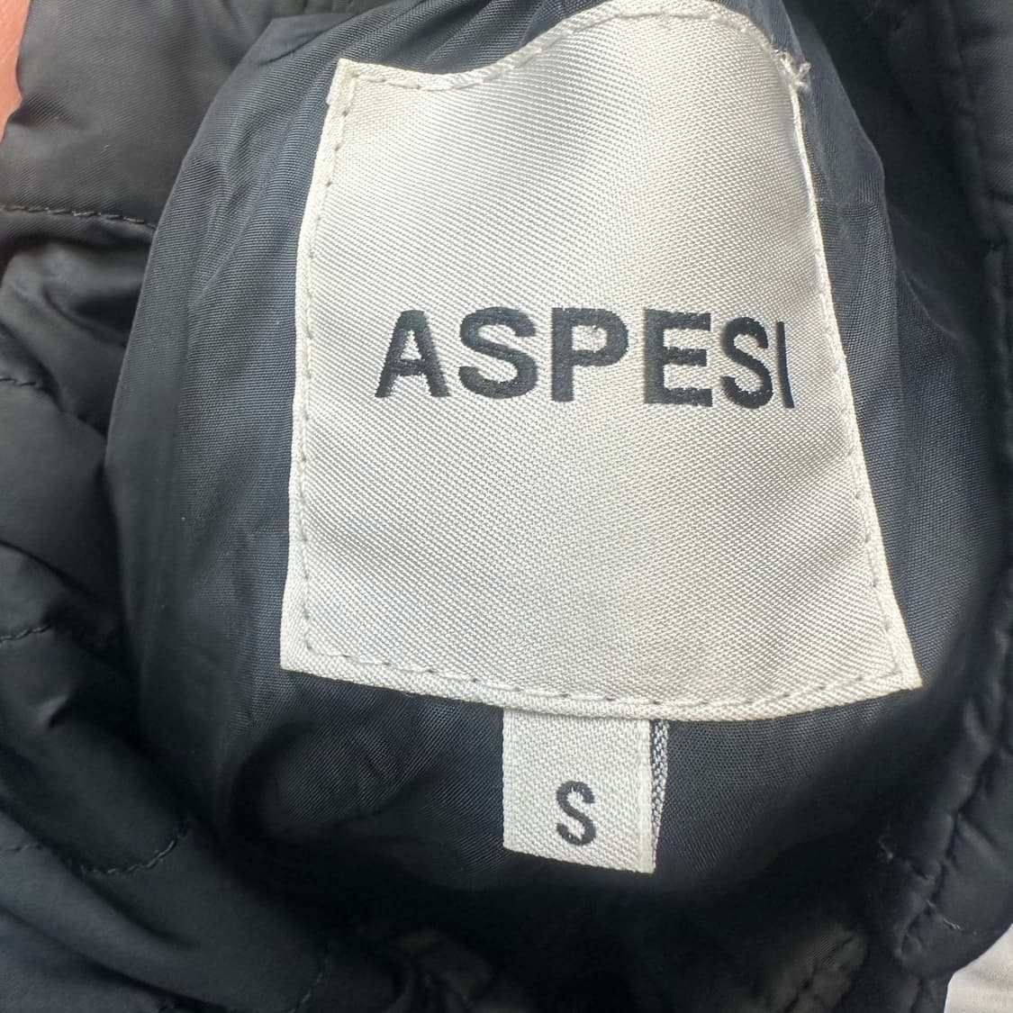 아스페시 블랙퀄팅자켓 S 상품이미지3