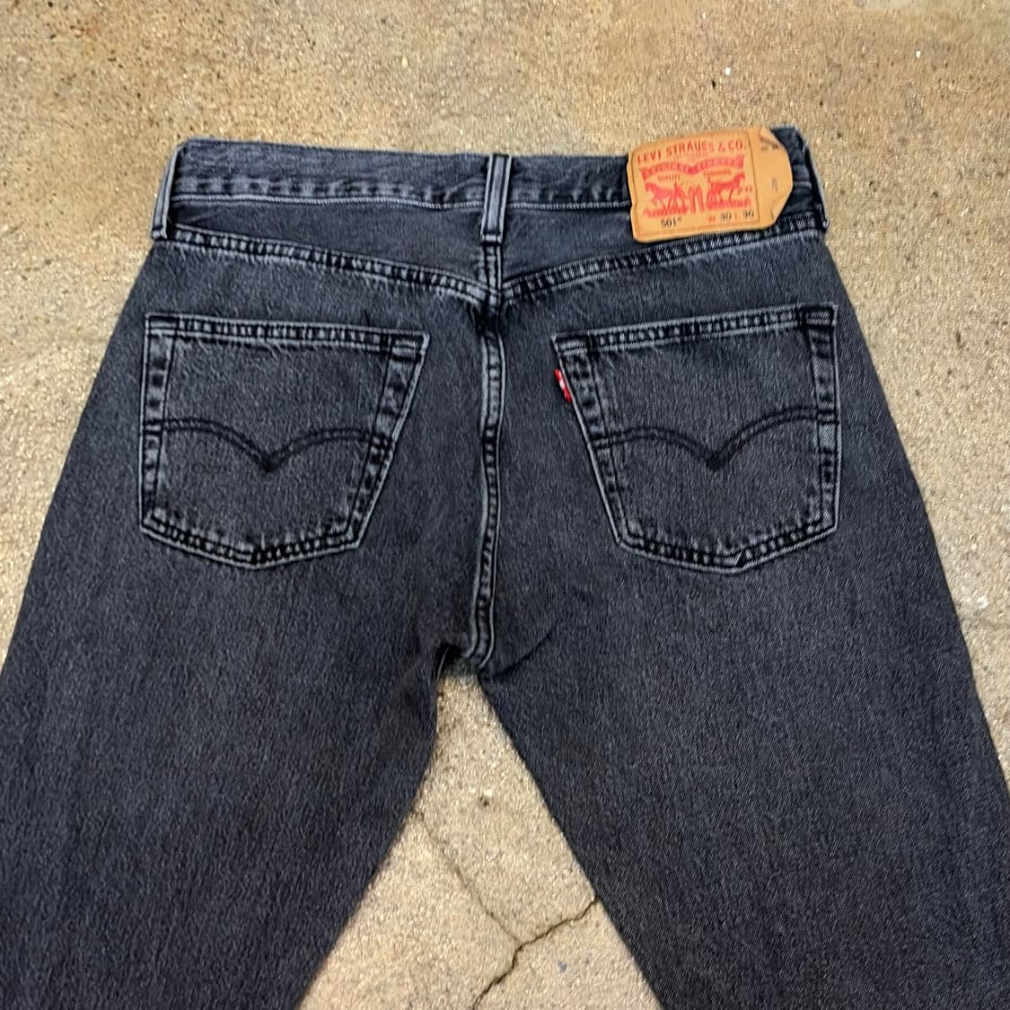 미국 빈티지 리바이스 501 블랙진 청바지 상품이미지7