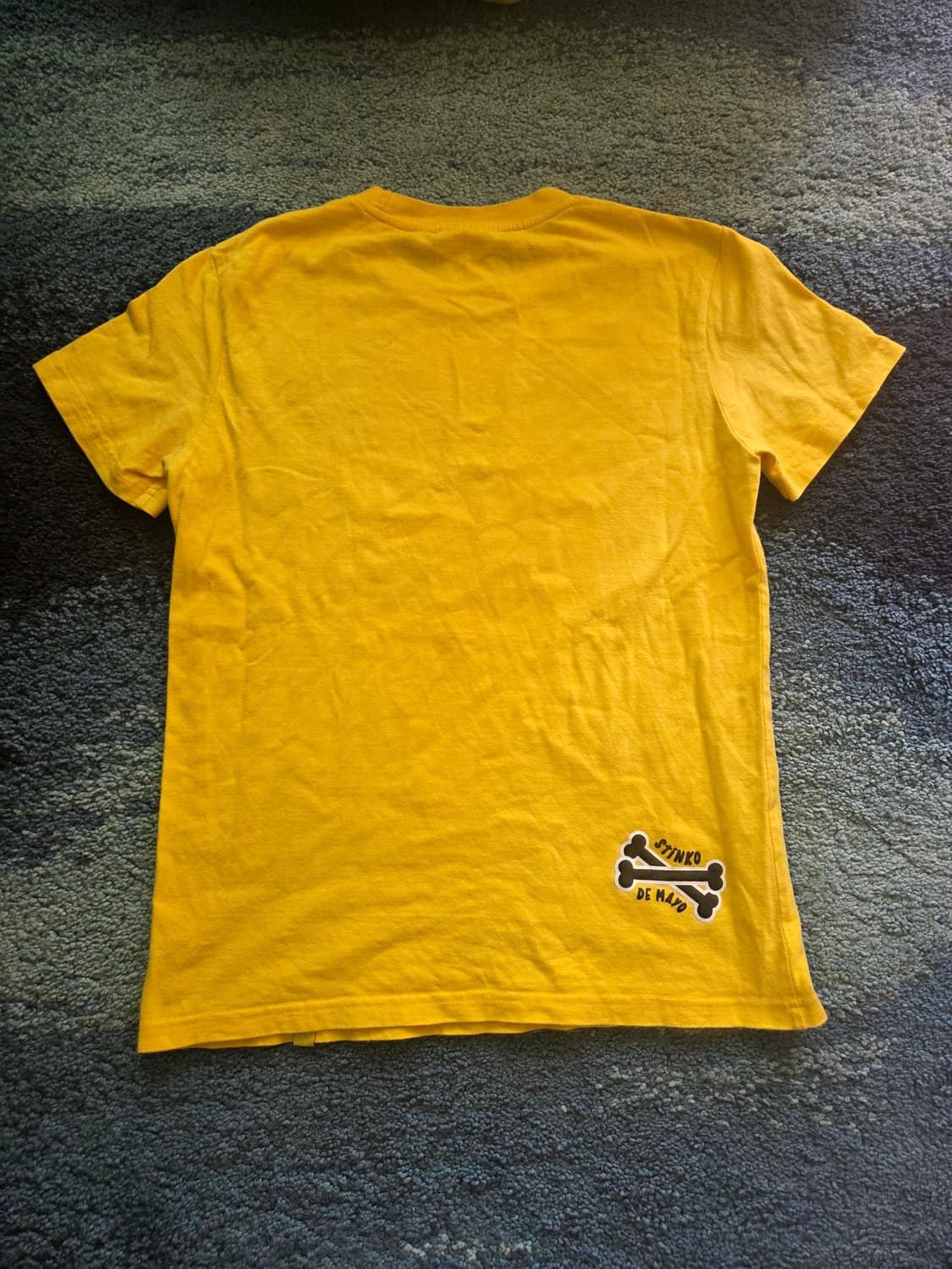 엘스틴코 elstinko 반팔 티셔츠 표기 S 옐로우 노랑 상품이미지4