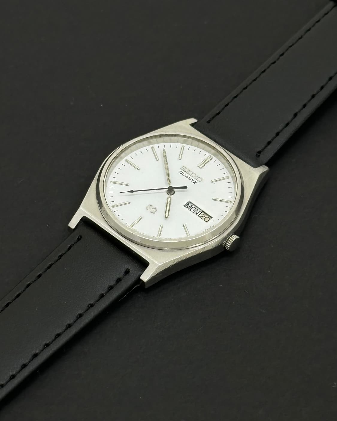 세이코 SQ 실버 쿼츠 시계 상품이미지4