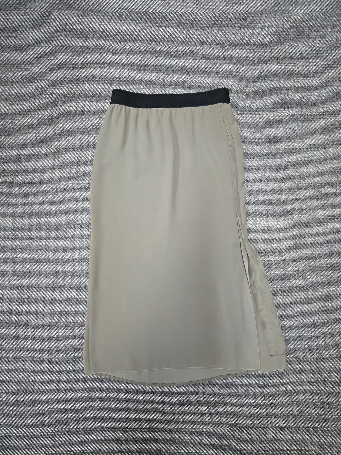 한섬 랑방 LANVIN 롱스커트 밴딩치마 상품이미지1