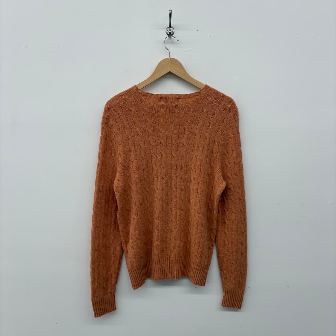 폴로 랄프로렌 케이블 니트 오렌지 여/L 상품이미지4