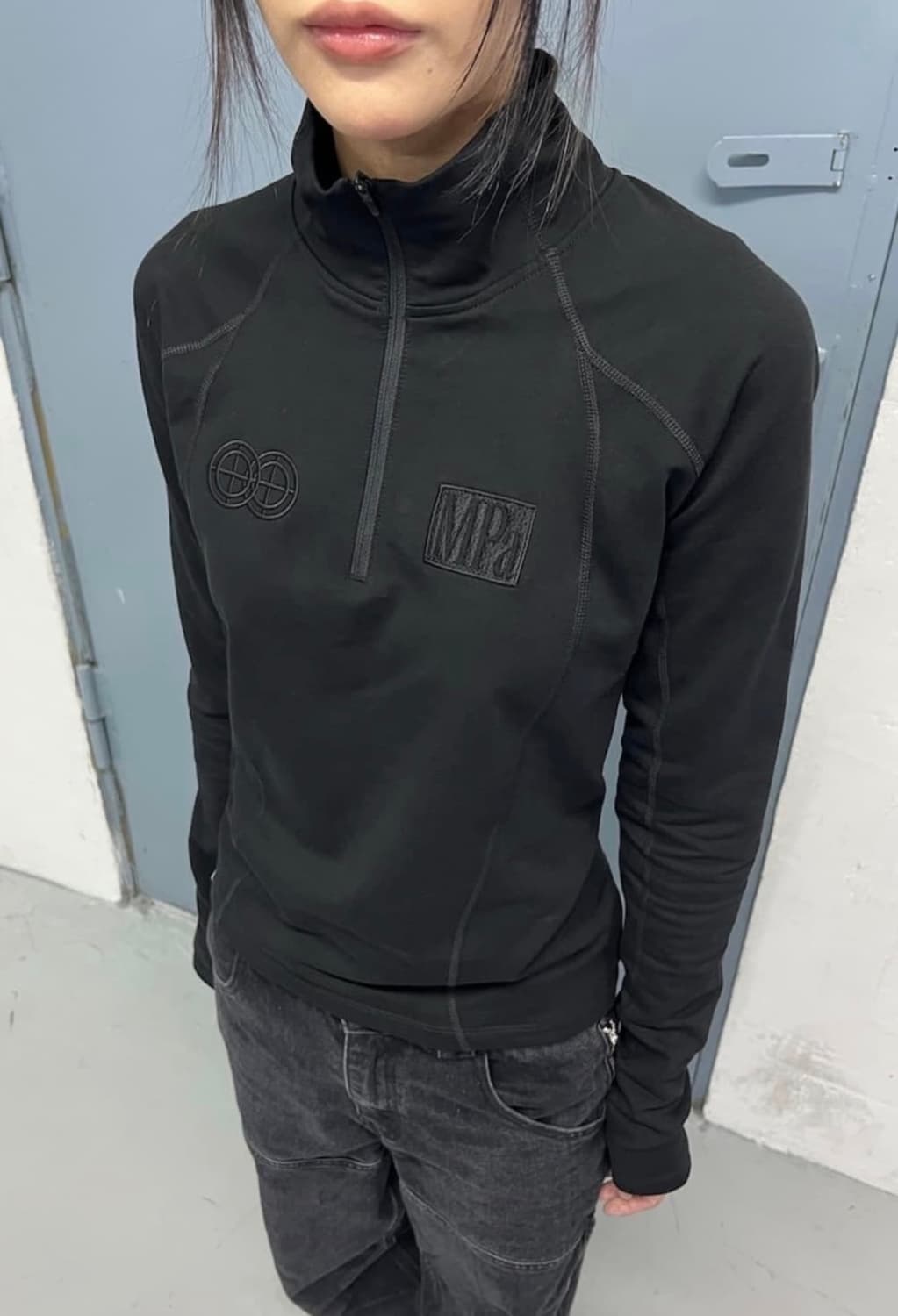 플라스틱프로덕트 MPa SOFT-SHELL HALF ZIP WOMEN M 상품이미지1