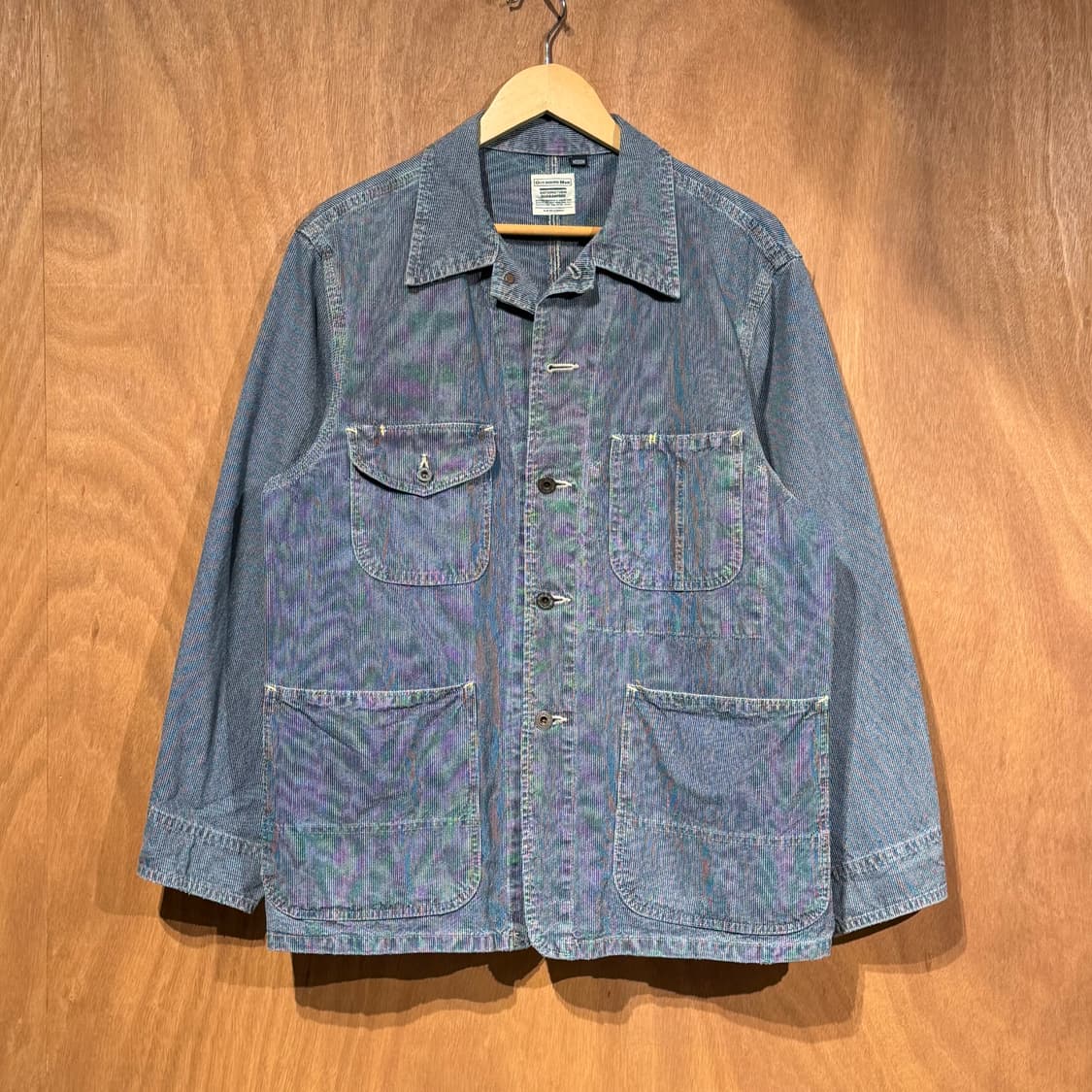 재팬 블루웨이 히코리 데님 커버올 자켓 M 100 상품이미지1