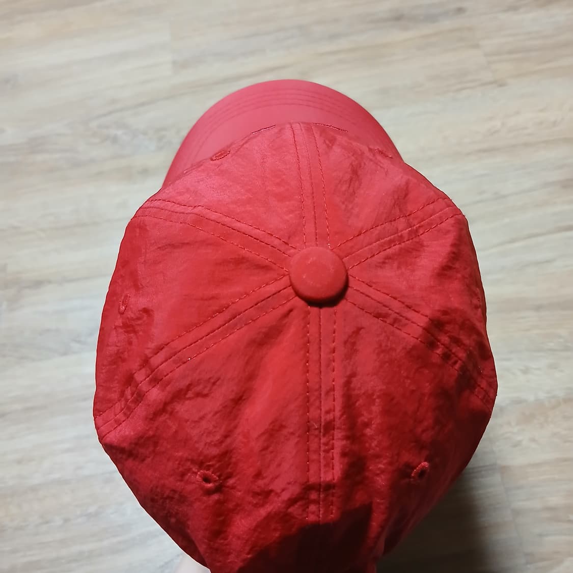 택붙은 미사용 WAL 우알롱 나일론 바스락 모자 볼캡 상품이미지4