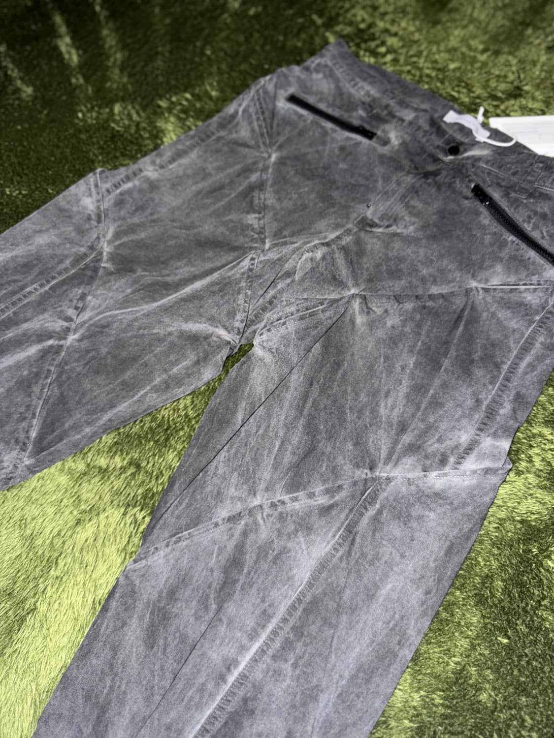 [L] JUNTAE KIM 준태킴 게더 트위스트 다이 쉘 트라우저 상품이미지4