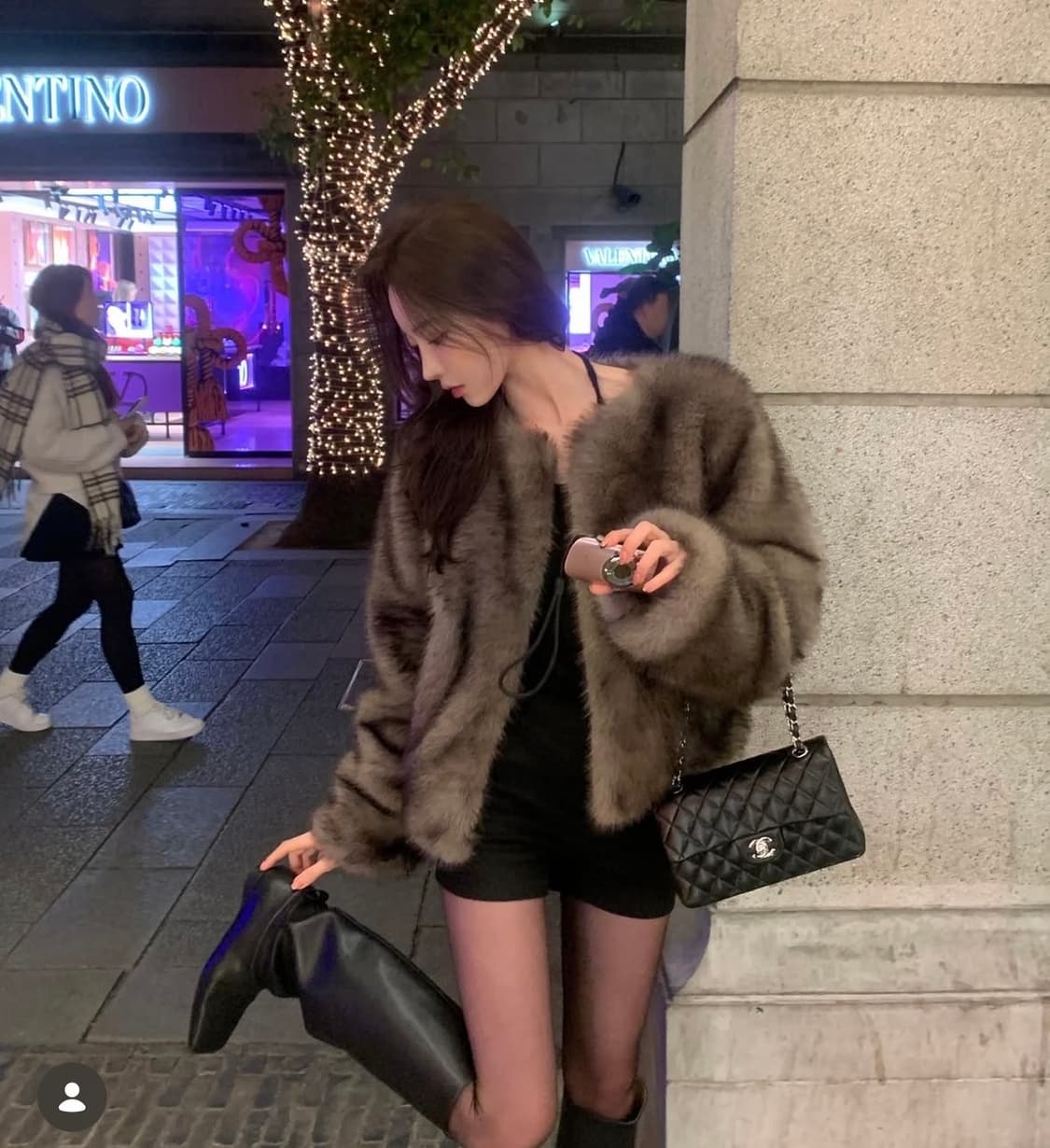 레터앤 퍼자켓 브라운 Faux Fur Jacket (Brown) 즉입 상품이미지1