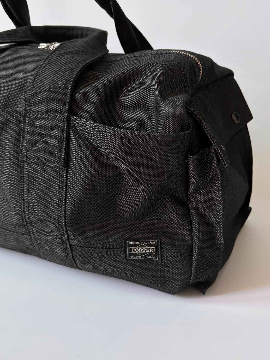 요시다포터 스모키 보스턴 백 L 블랙 상품이미지3