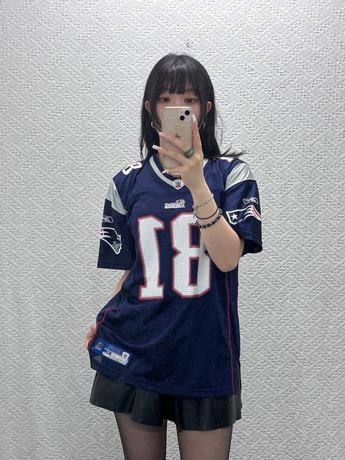 리복 NFL 뉴잉글랜드 패트리어츠 유니폼 져지 반팔티 L C12233 상품이미지1