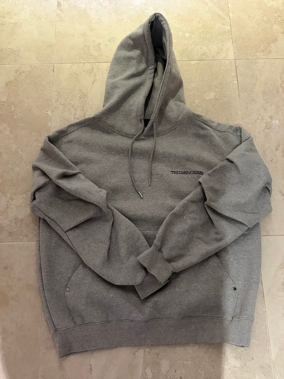 트리밍버드 리벳 스웻 셋업 후드티 기모 버전 상품이미지2