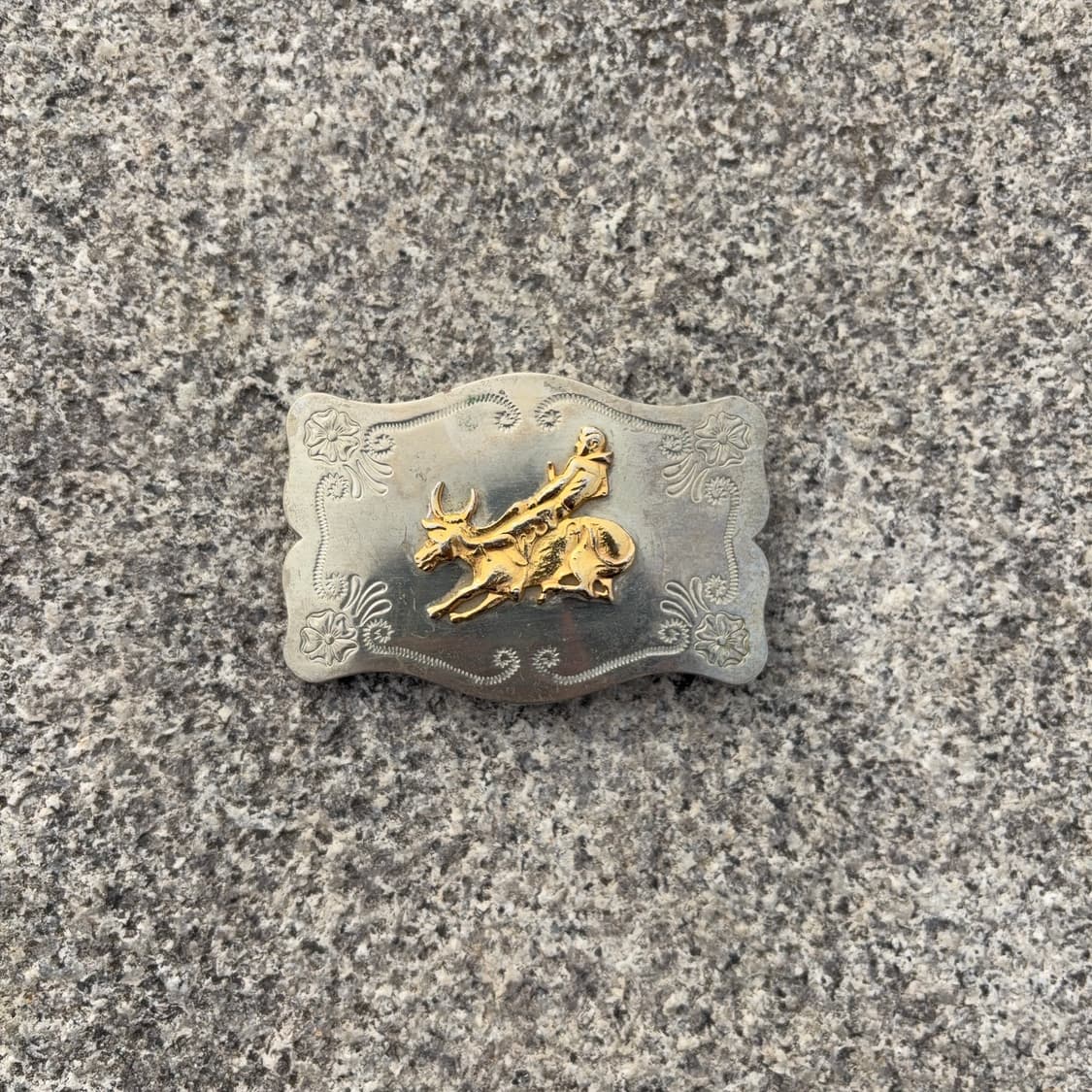 불 라이더 모티브 웨스턴 버클 상품이미지1