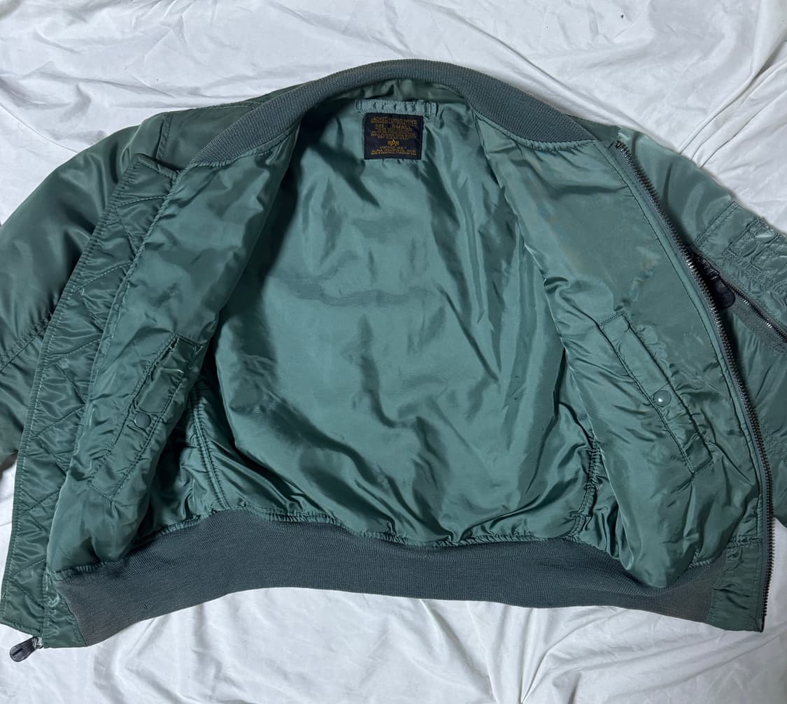 Usa 알파인더스트리 ideal 지퍼 마원 자켓 50s 복각 상품이미지3