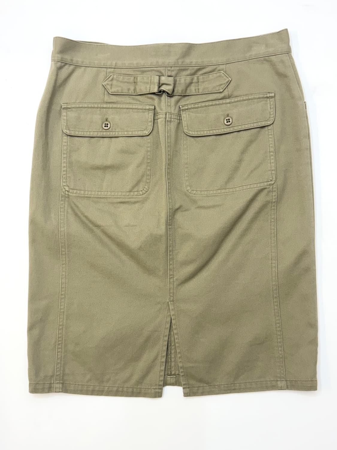 Ralph Lauren 랄프로렌 카키색상 코튼 미디스커트 상품이미지4