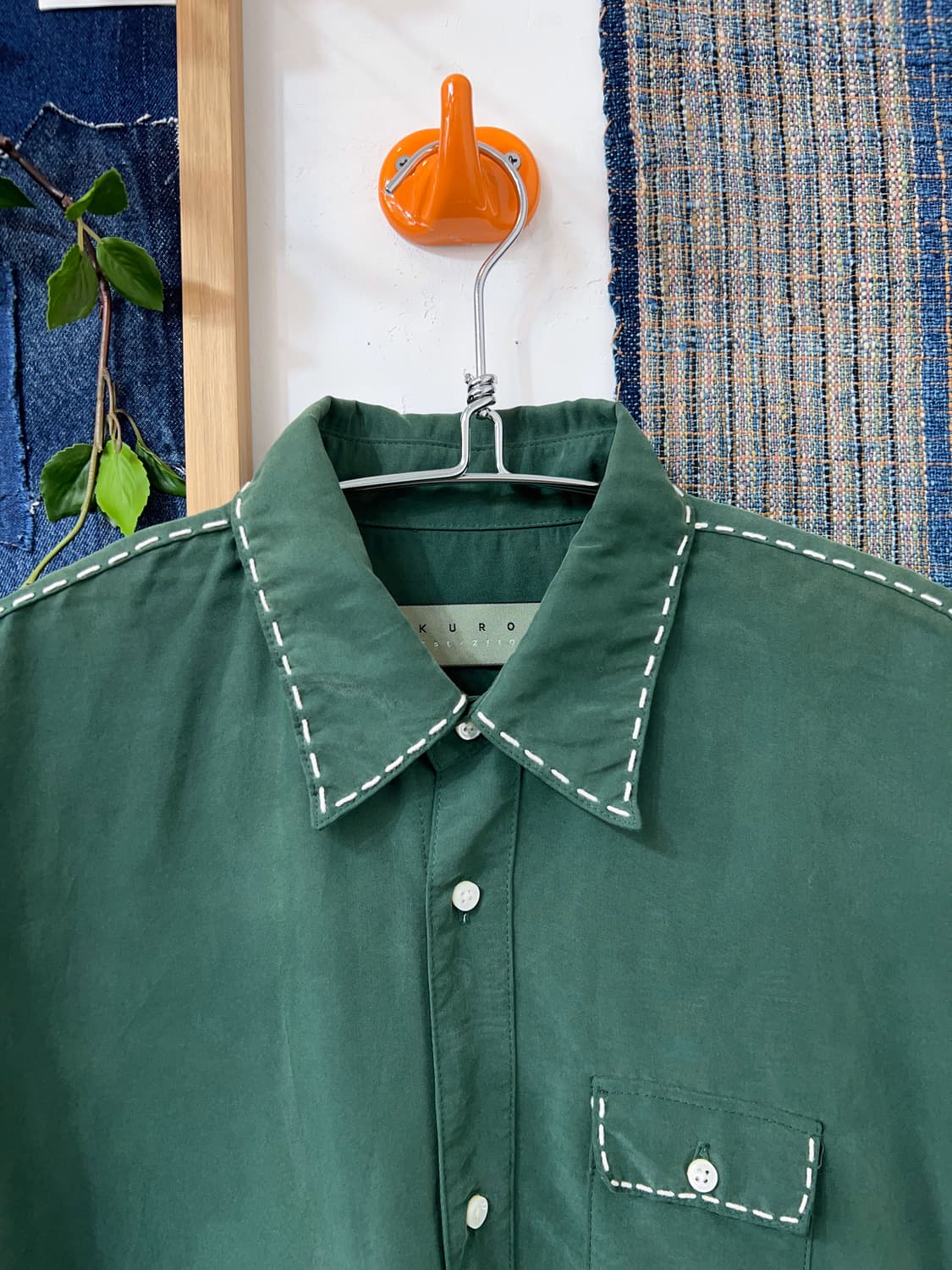 KURO  Hand stitch Overshirt  상품이미지5