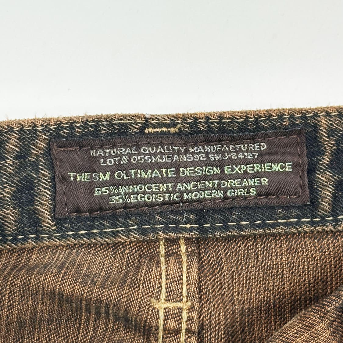 VTG 빈티지 워싱 데미지 데님 팬츠 (32인치) 상품이미지6