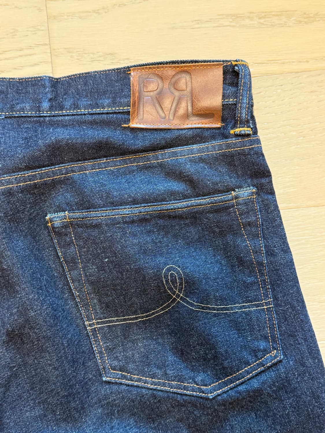 RRL 빈파포 셀비지 원워시 33x32 팝니다. 상품이미지1
