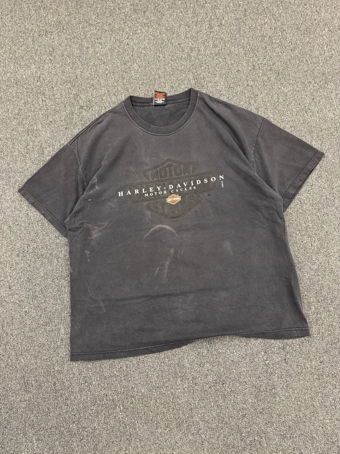 2XL)할리데이비슨 빈티지 프린팅 Las Vegas 반팔 상품이미지2