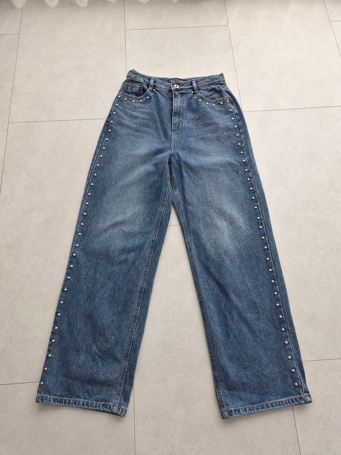 폴리수엠 스터드 데님팬츠 1사이즈 상품이미지2
