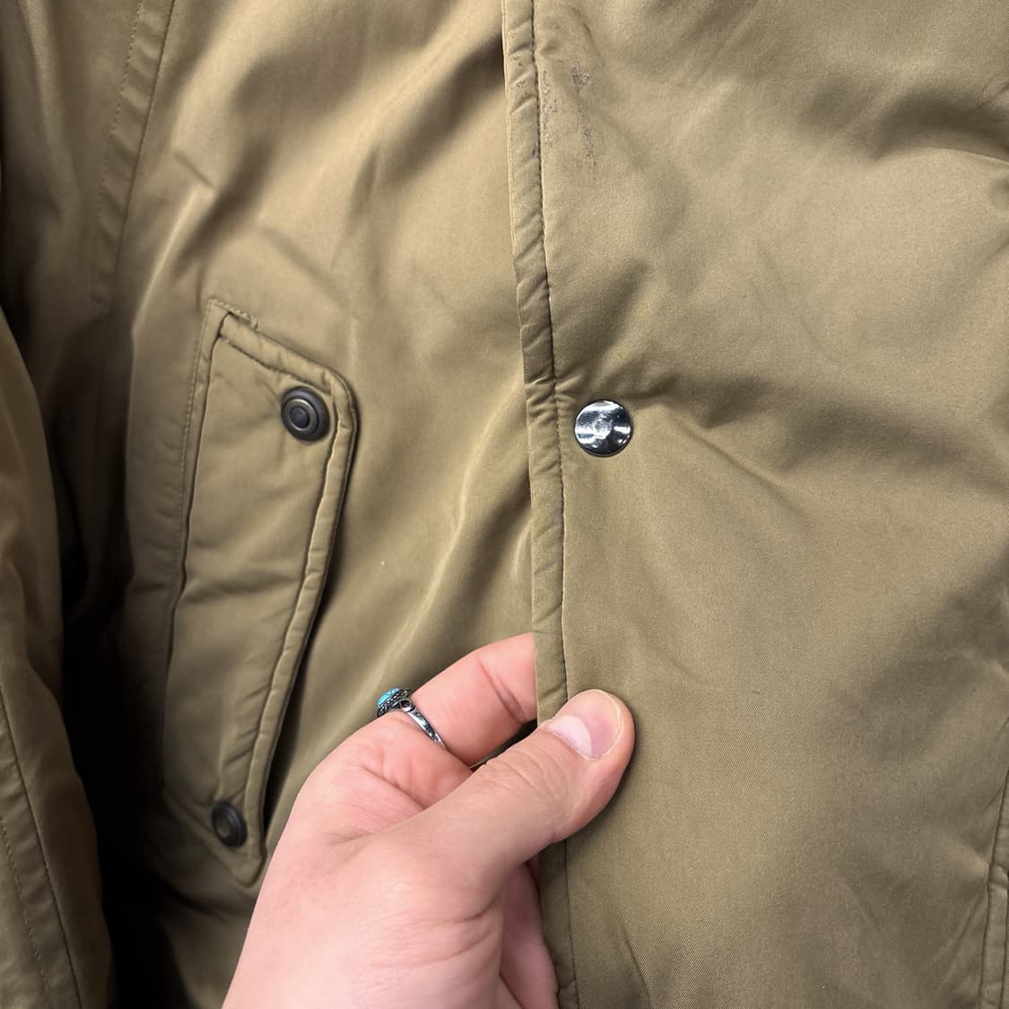 90s 크리스찬디올 밀리터리 덕다운 코튼 필드 파카 N168 상품이미지5