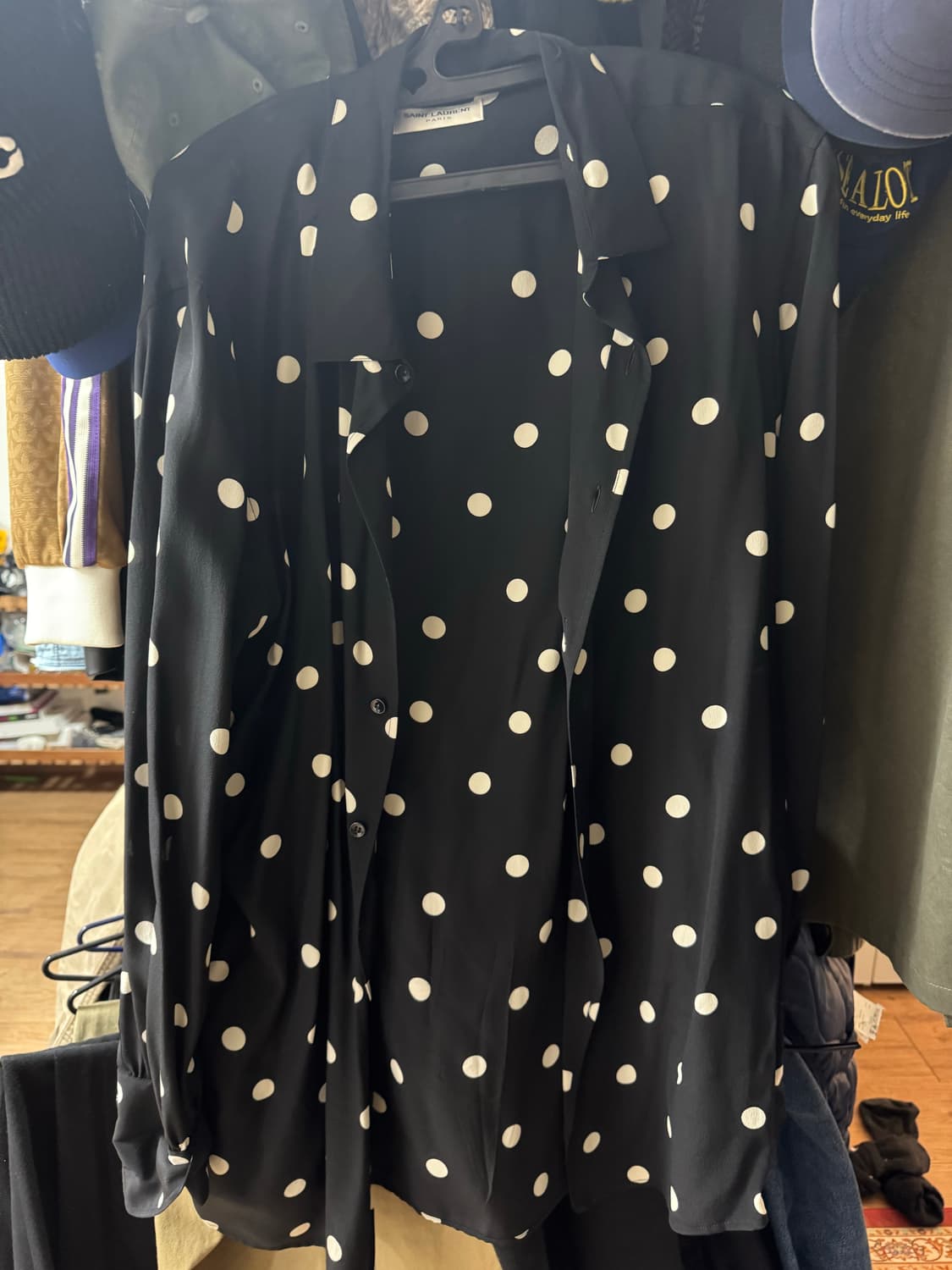 Saint Laurent 도트 셔츠 상품이미지1