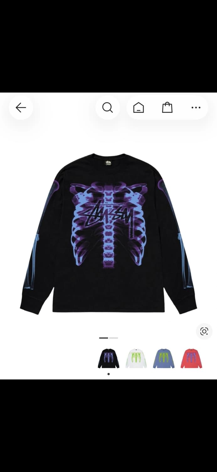 스투시 립 케이지 롱슬리브 상품이미지1