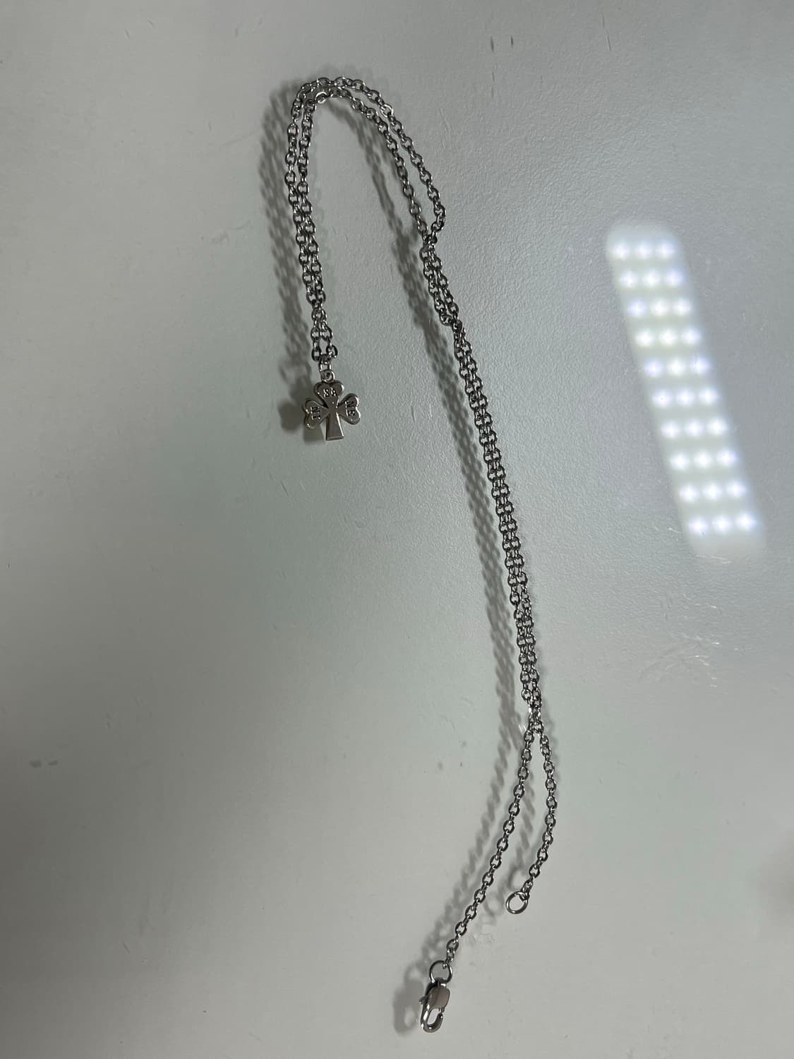 판매)인세인개러지 클로버 실버목걸이 상품이미지4