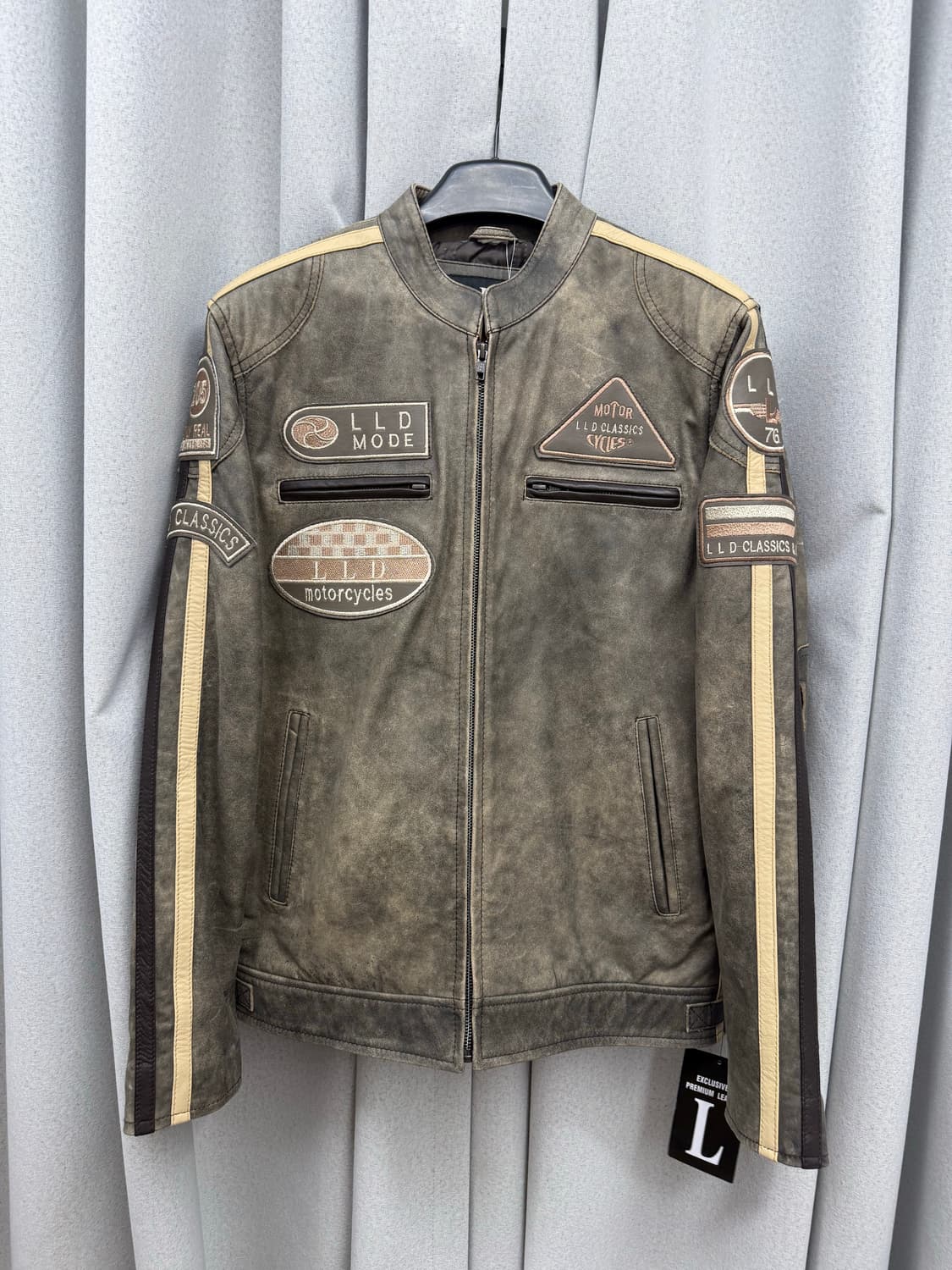 vintage lamb leateher 라이더 자켓 상품이미지1