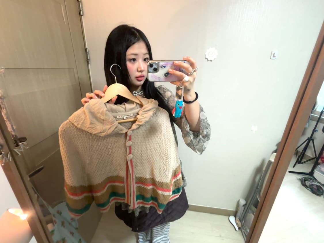 케이프 가디건 상품이미지1