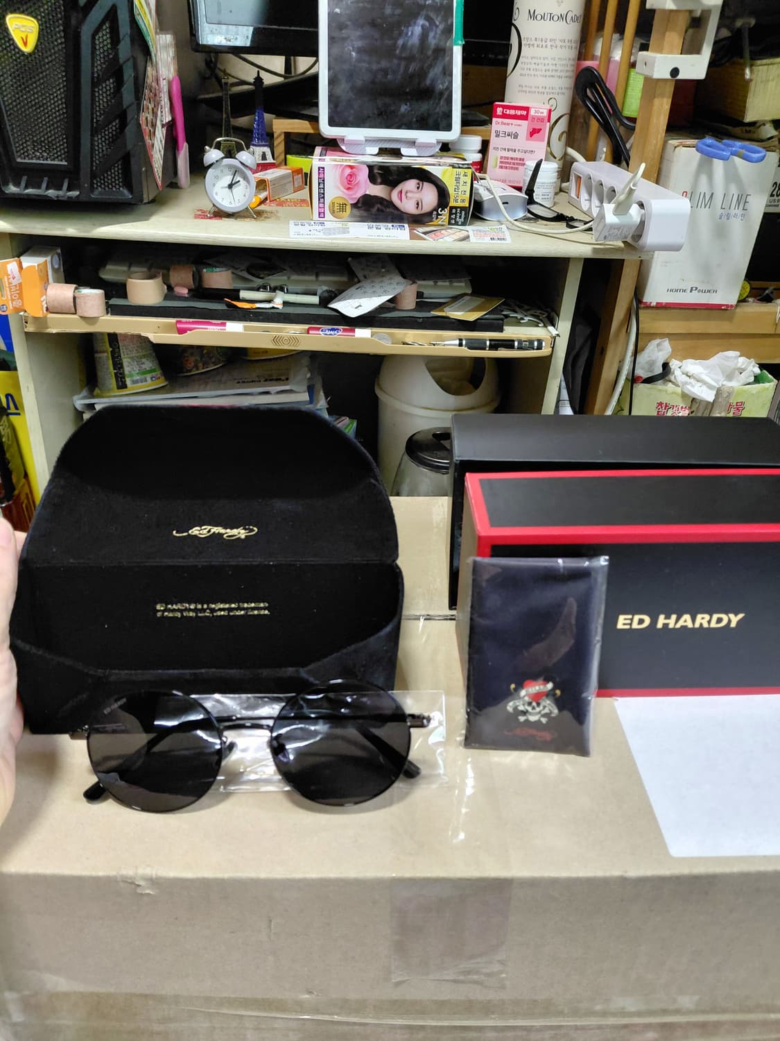 [에드하디]EDS6103 BLACK 선글라스  상품이미지1