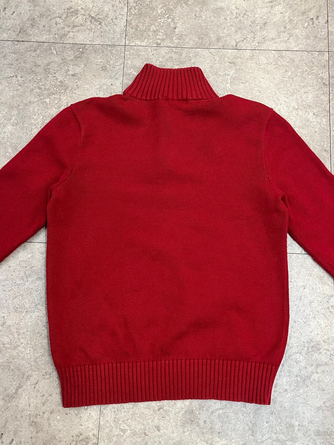 폴로 랄프로렌 버튼 니트 레드 S #csz2686 상품이미지8