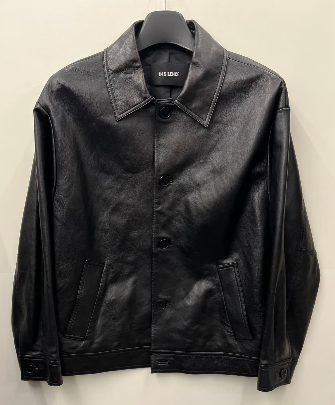 인사일런스 INSILENCE 램스킨 가죽 자켓 L 상품이미지1