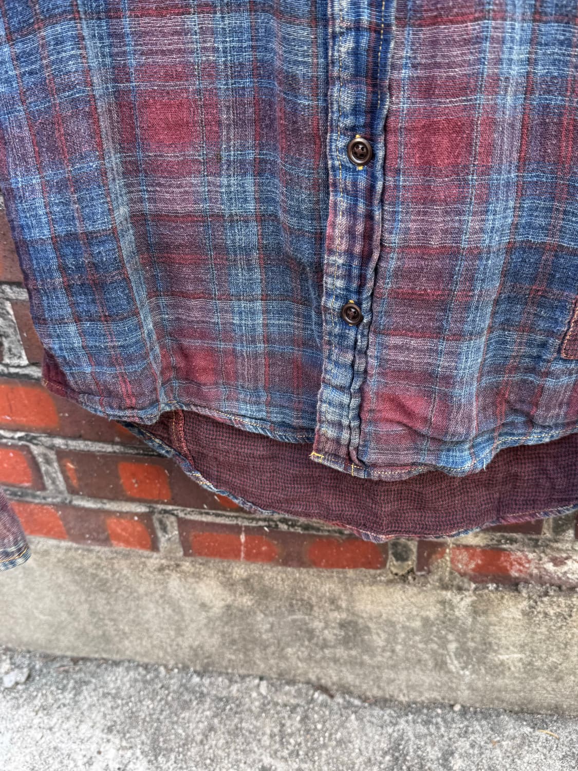 아비렉스 패치워크 체크셔츠  상품이미지8