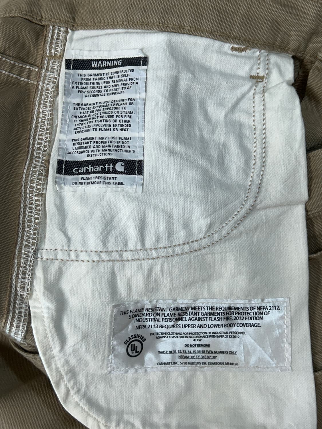 Carhartt® 코튼 팬츠 상품이미지4