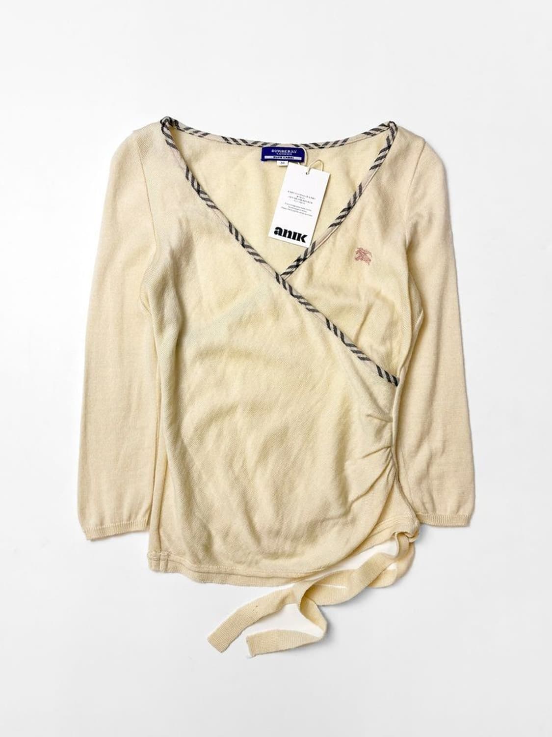 버버리 블루라벨 00s 재팬 울 니트 PN5157 상품이미지1