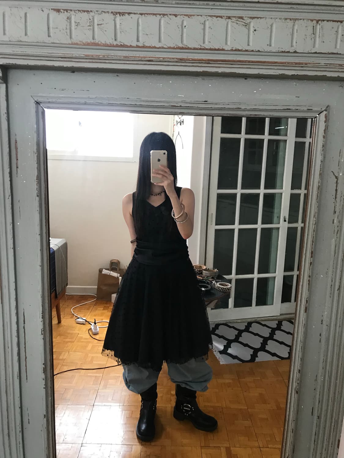 vintage dot sha one-piece 상품이미지3