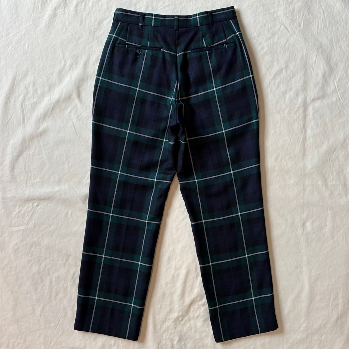 [28-29] VAN JACKET 블랙와치 클래식 투턱 울 팬츠 상품이미지7