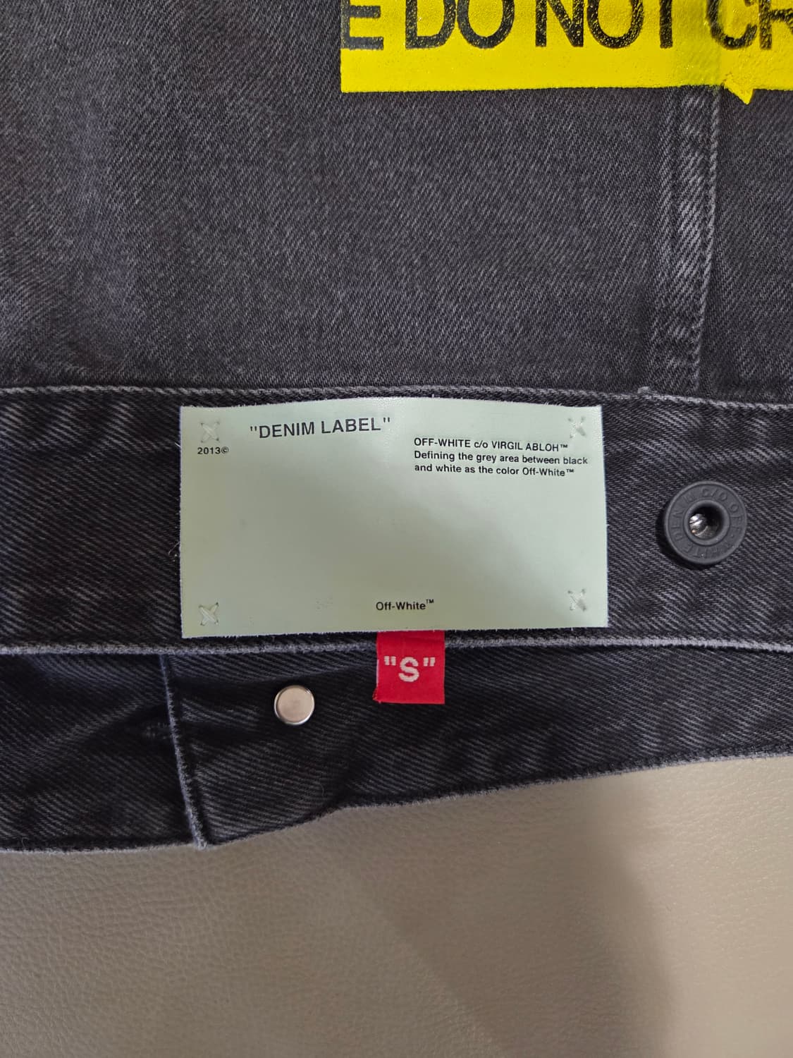 오프화이트.파이어테이프.데님자켓 상품이미지9