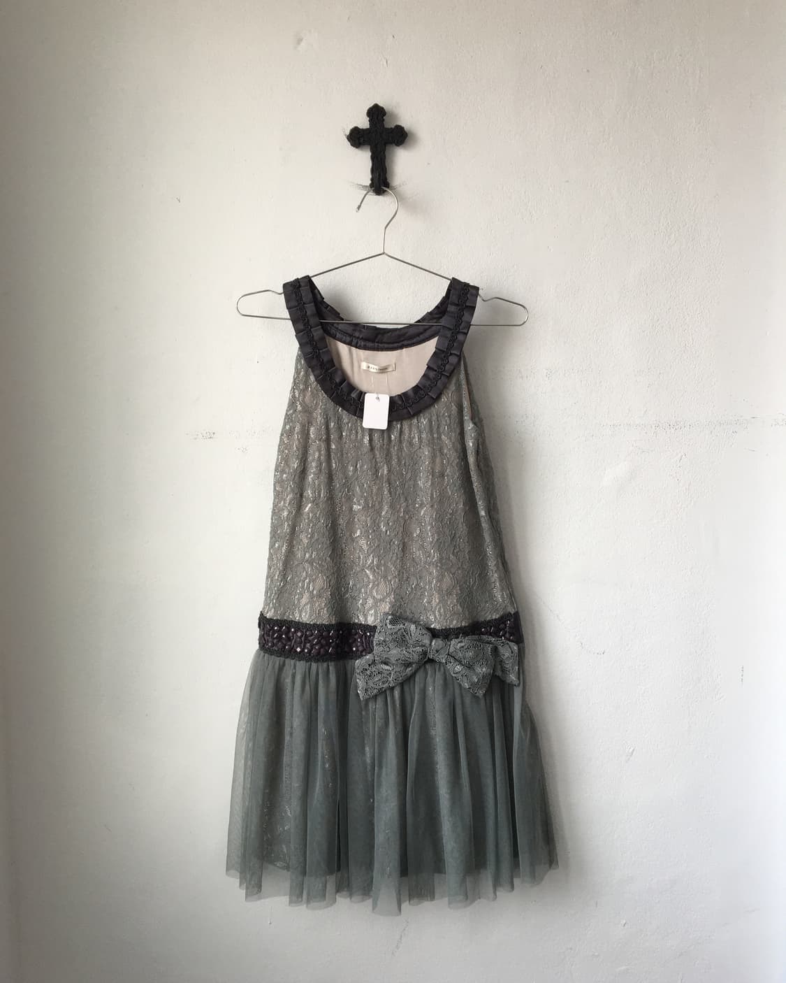 Axes femme lace sleeveless onepiece 상품이미지2