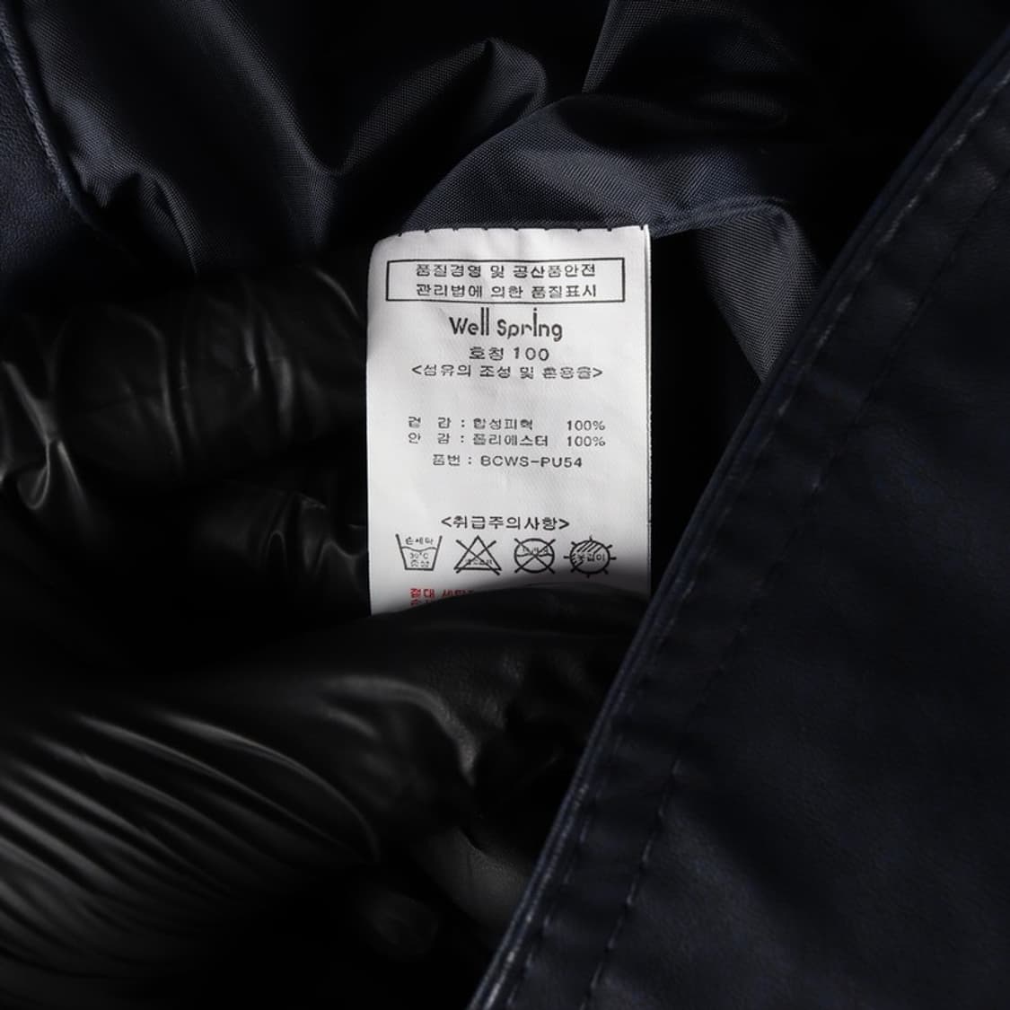 웰스프링 라이더 페이크 레더 자켓 100 상품이미지6