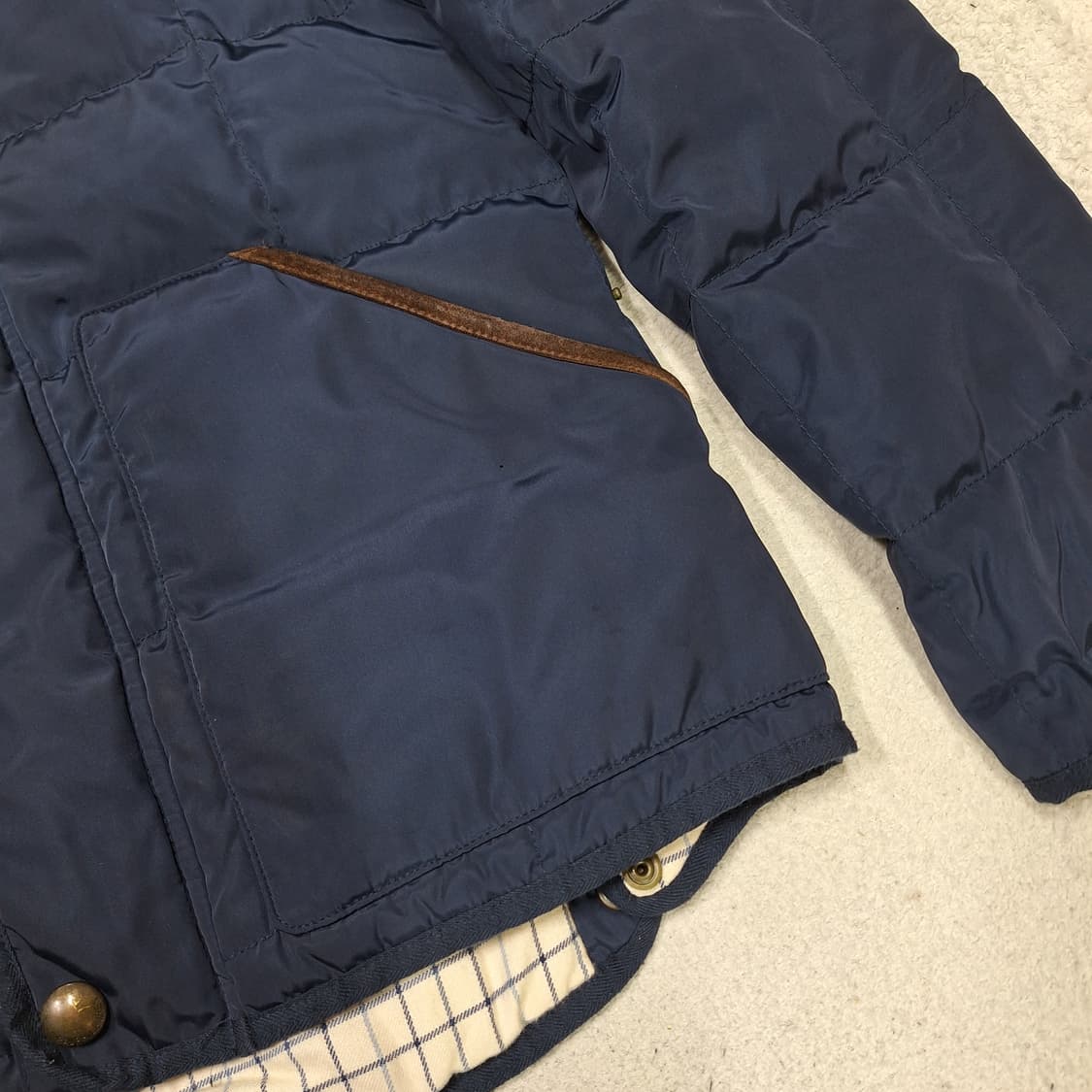 폴로랄프로렌  구스퀼팅패딩S 상품이미지4