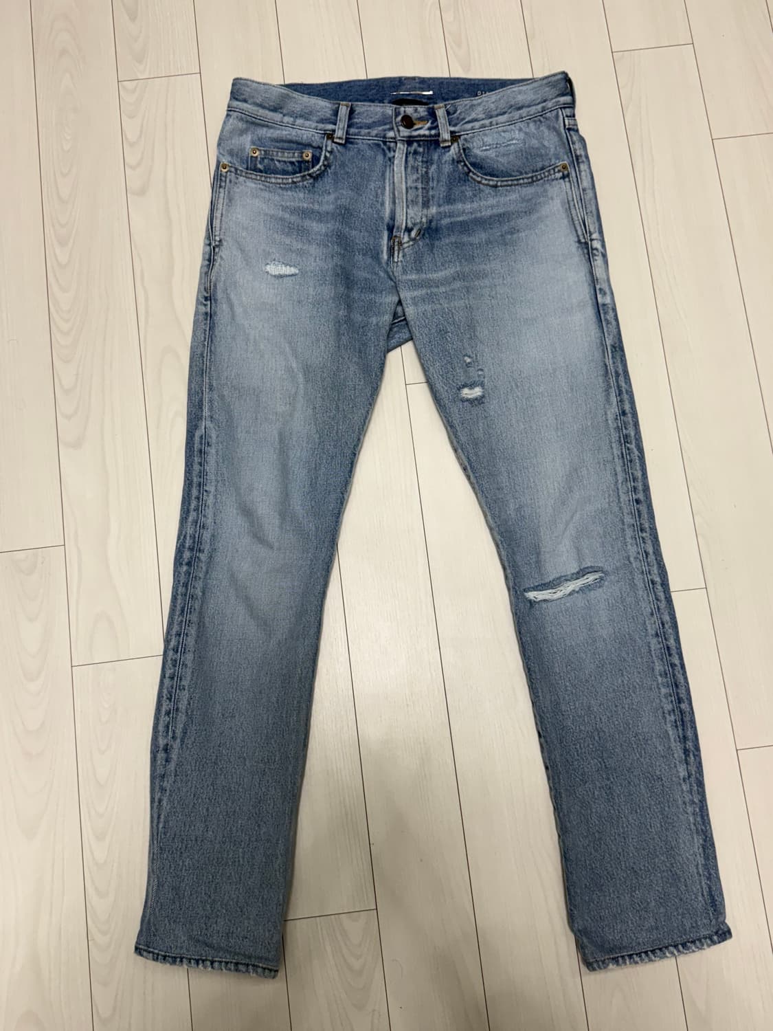 생로랑 산타모니카블루 슬림핏 데님 29 597052 YM372 4568 상품이미지1