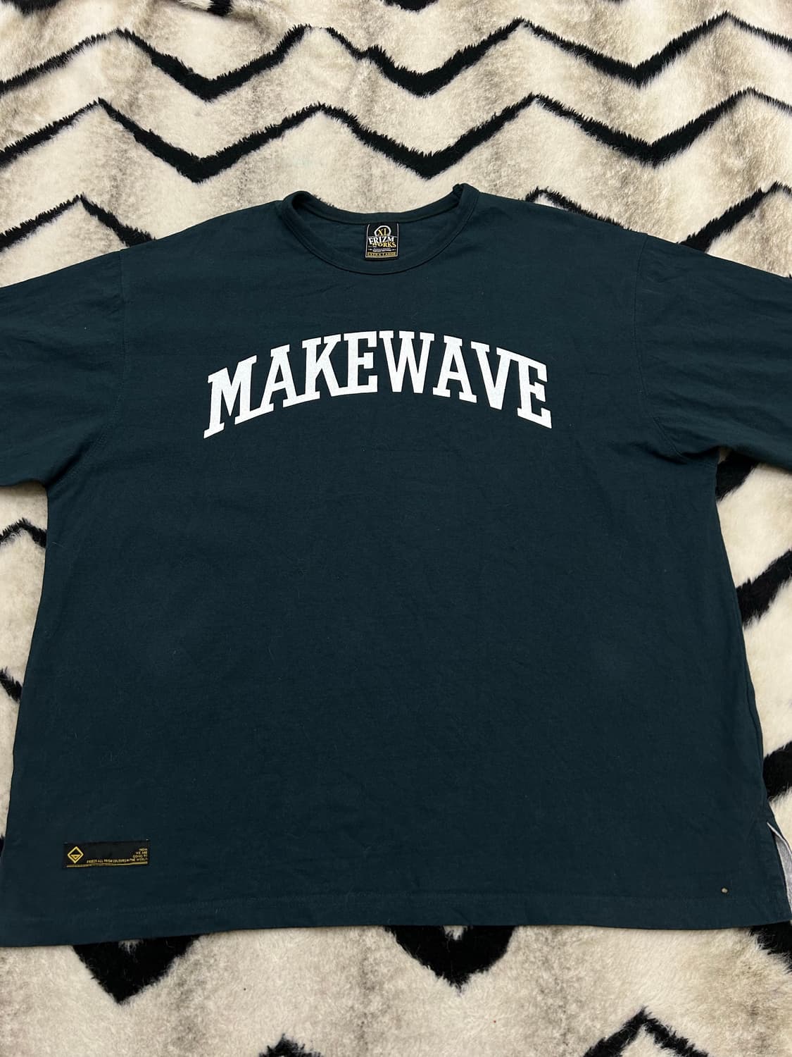 [XL]프리즘웍스 Make Wave 반팔/청녹색 상품이미지3