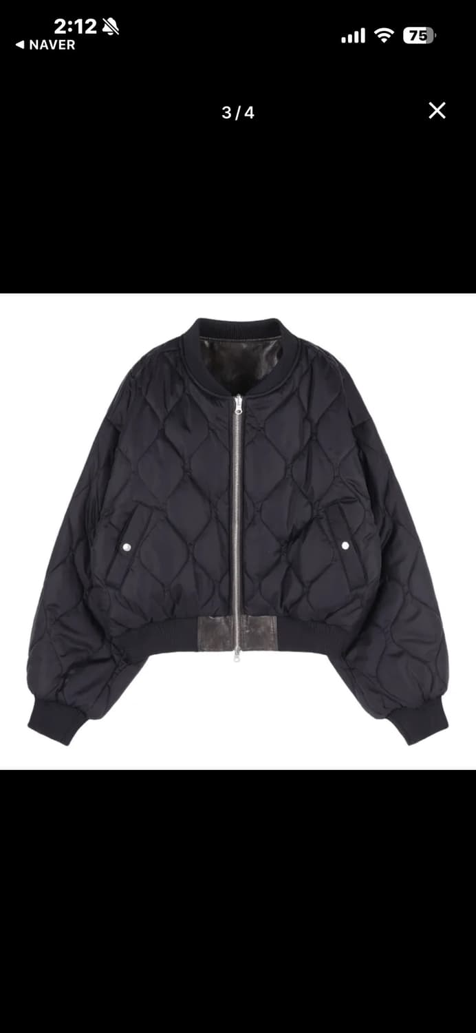 팬시클럽 퀄팅 리버시블 엠보 자켓 상품이미지3