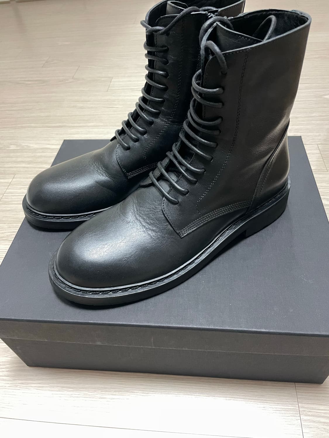 앤 드뮐미스터 블랙 로우 대니 앵클부츠 43사이즈 상품이미지1