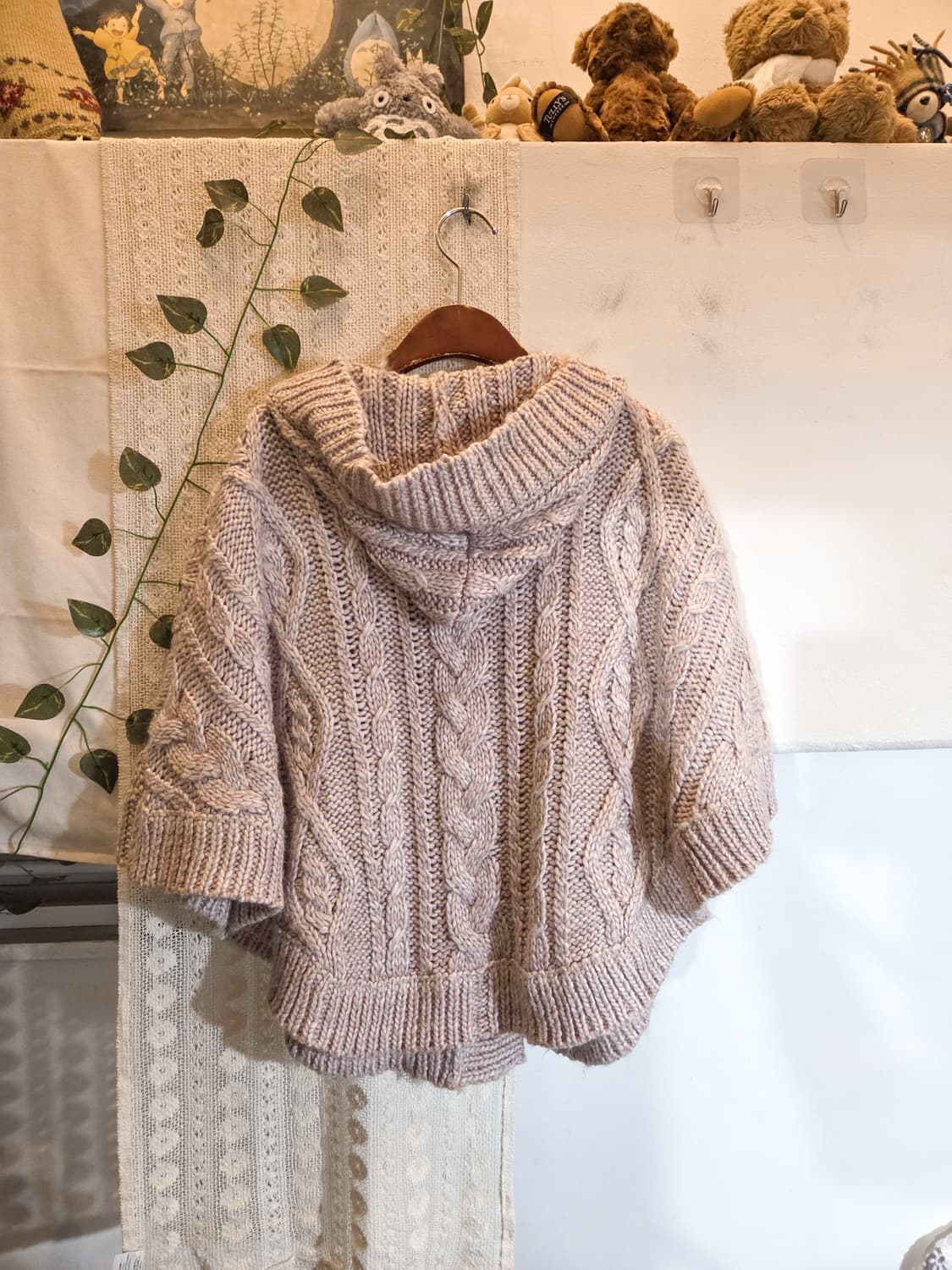 earth music 원버튼 케이프 가디건 상품이미지4