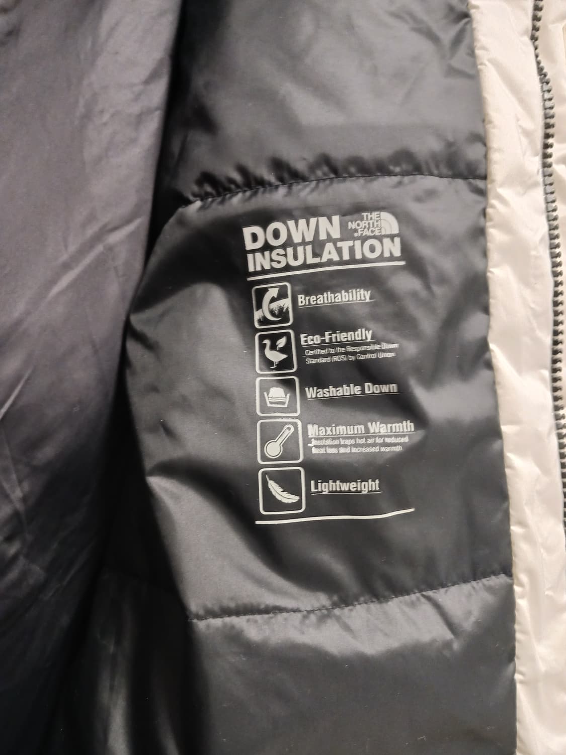 노스페이스 노스페이스 화이트 롱패딩 상품이미지6